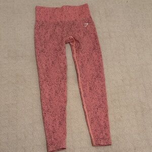 Gymshark Women’s Pink Speckle High-Rise Leggings
